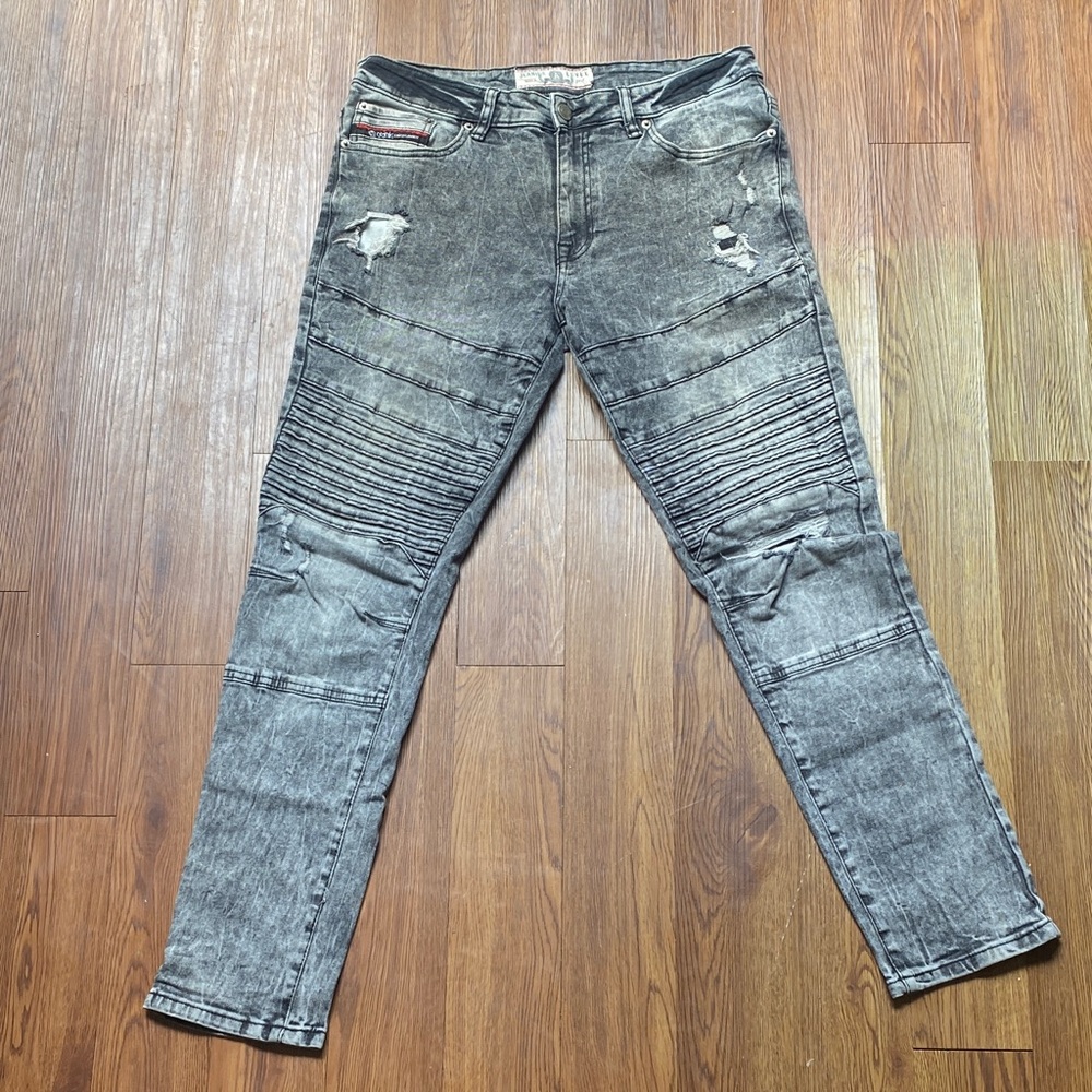 Akademiks Men's Black Skinny Jeans